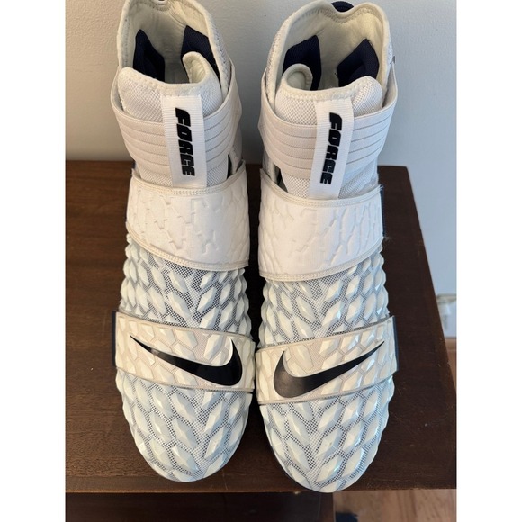 Nike Force Savage Elite 2 Football Cleats White/Navy Men's Size 17 NEVER WORN - Picture 3 of 9